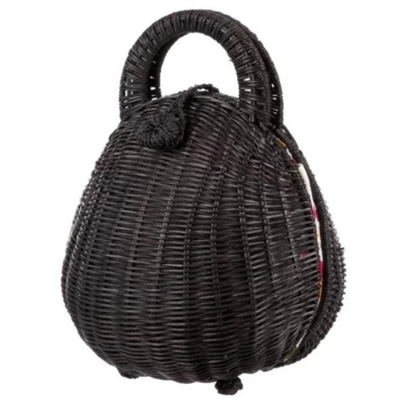 cult gaia Handbags - Cult Gaia Millie Rattan Bag